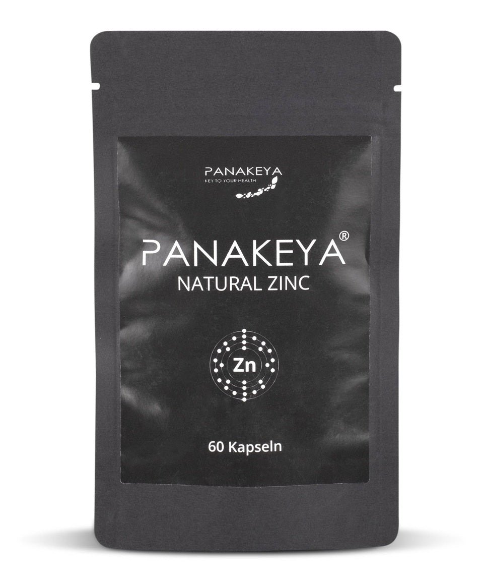 PANAKEYA® Natural Zinc – suplement diety (60 kapsułek)